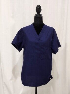 Confortease SzS Navy V-Neck Women's Scrub Top
